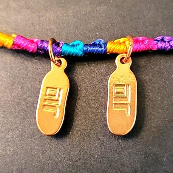 NEW Jennifer Lopez J-Lo Multi-color Woven Bracelet/Anklet! NWOT - Picture 6 of 12